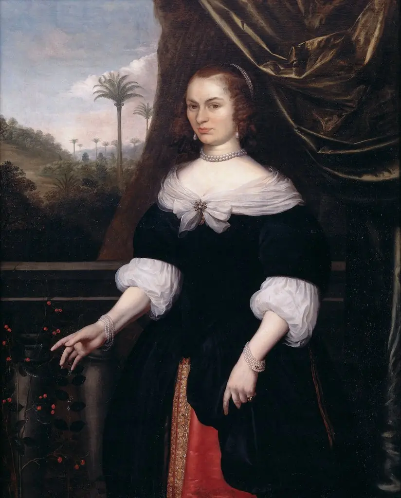 Portrait of Dina Lems, Wife of Jan Valckenburgh