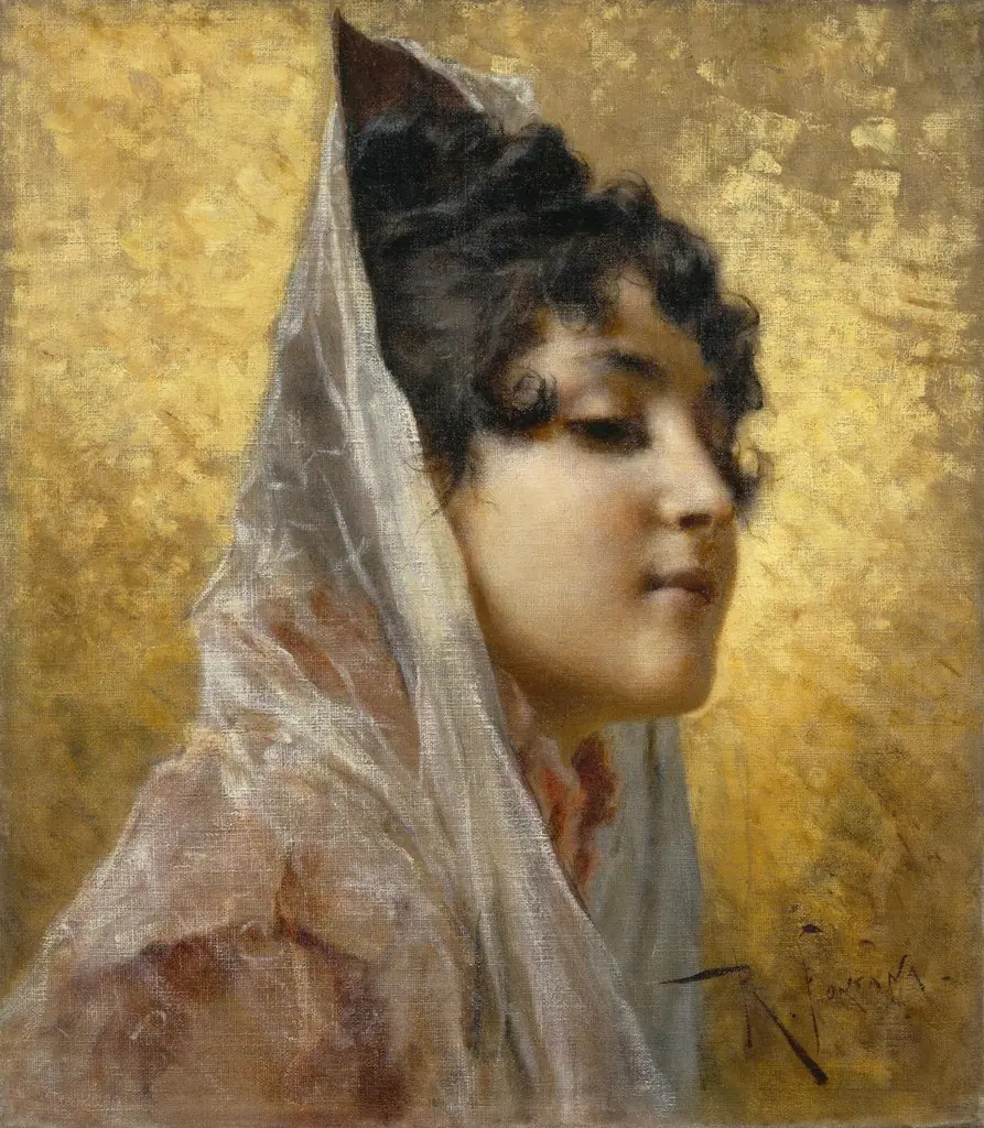 Portrait of a Woman in Profile
