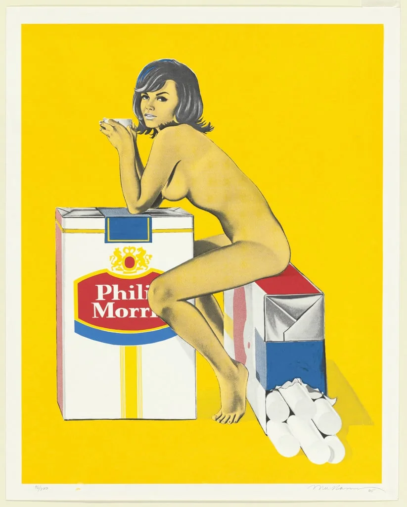 Untitled, by Mel Ramos, ink, 1965