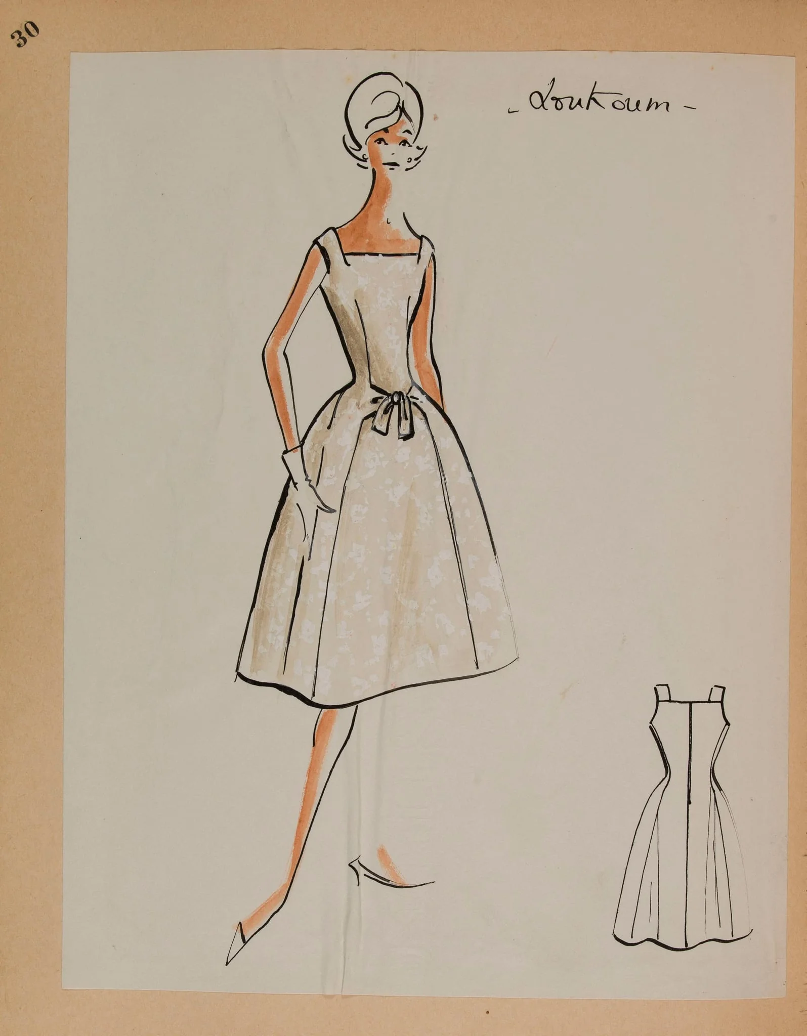 Loukoum, by Carven, 1958