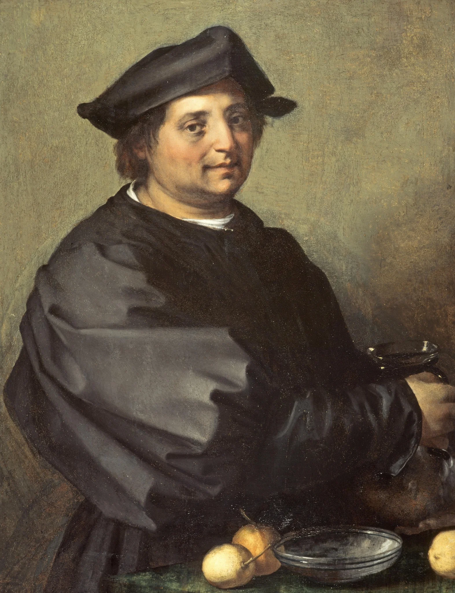 Domenico di Jacopo di Matteo, called 'Becuccio Bicchieraio', by Andrea del Sarto, oil, 1529