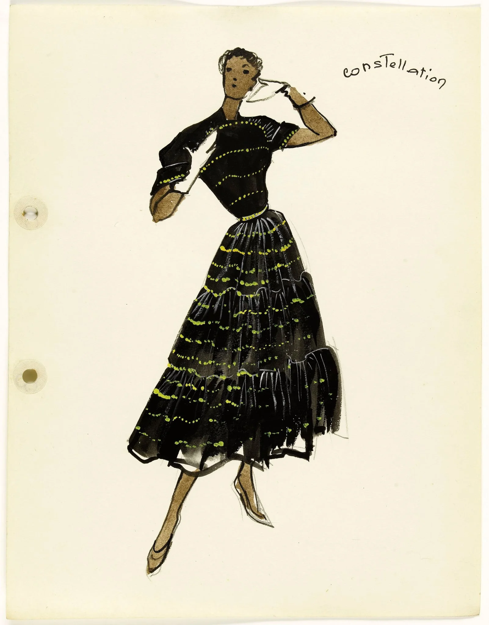 'Constellation', by Carven, 1951