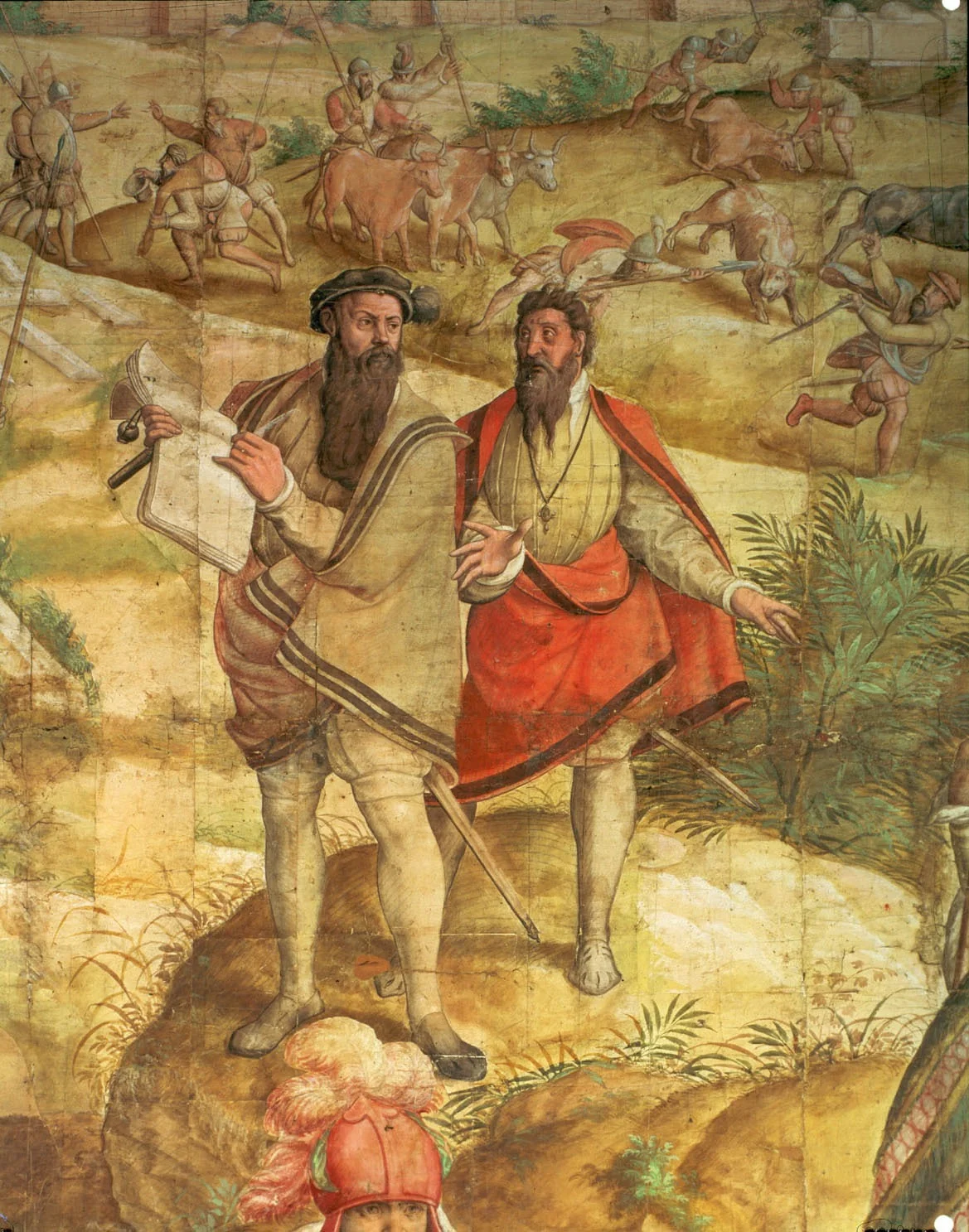 Kriegszug Kaiser Karls V. gegen Tunis (1535): Plünderung von Tunis, by Jan Cornelisz Vermeyen, unspecified, 1539
