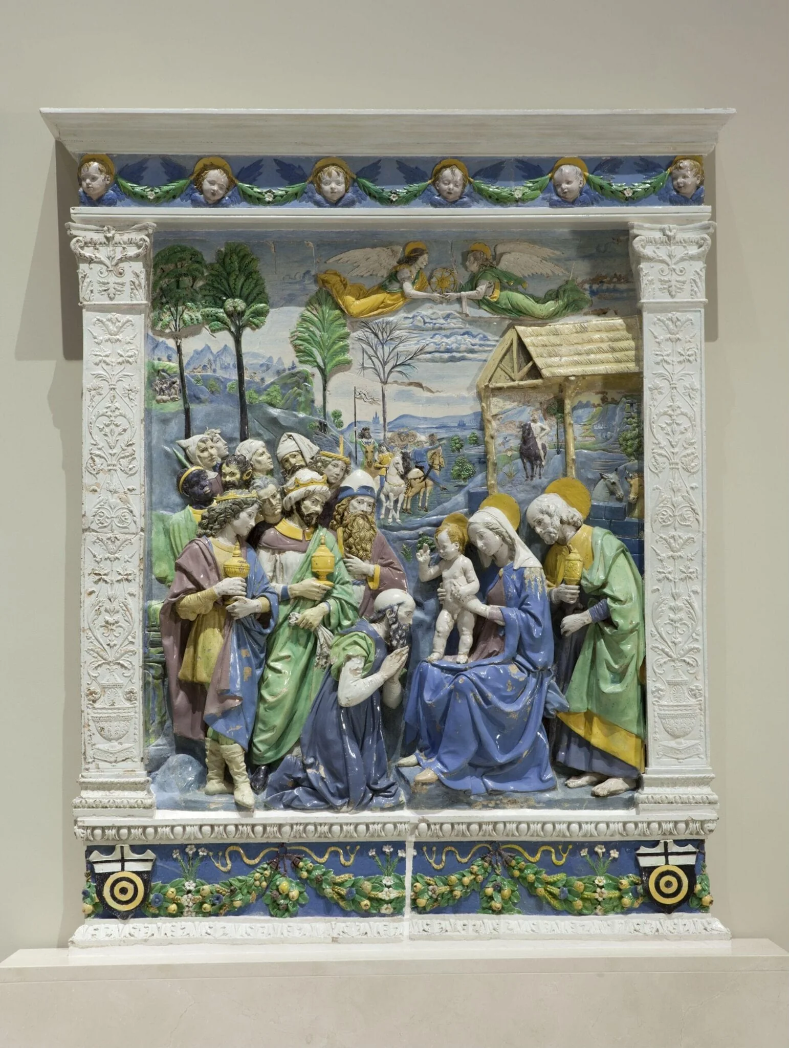 The Adoration of the Magi, by Andrea della Robbia, 1550