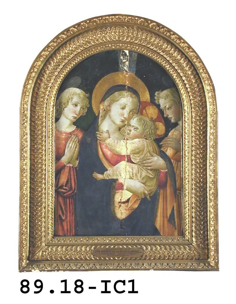 Madonna and Child with Two Angels