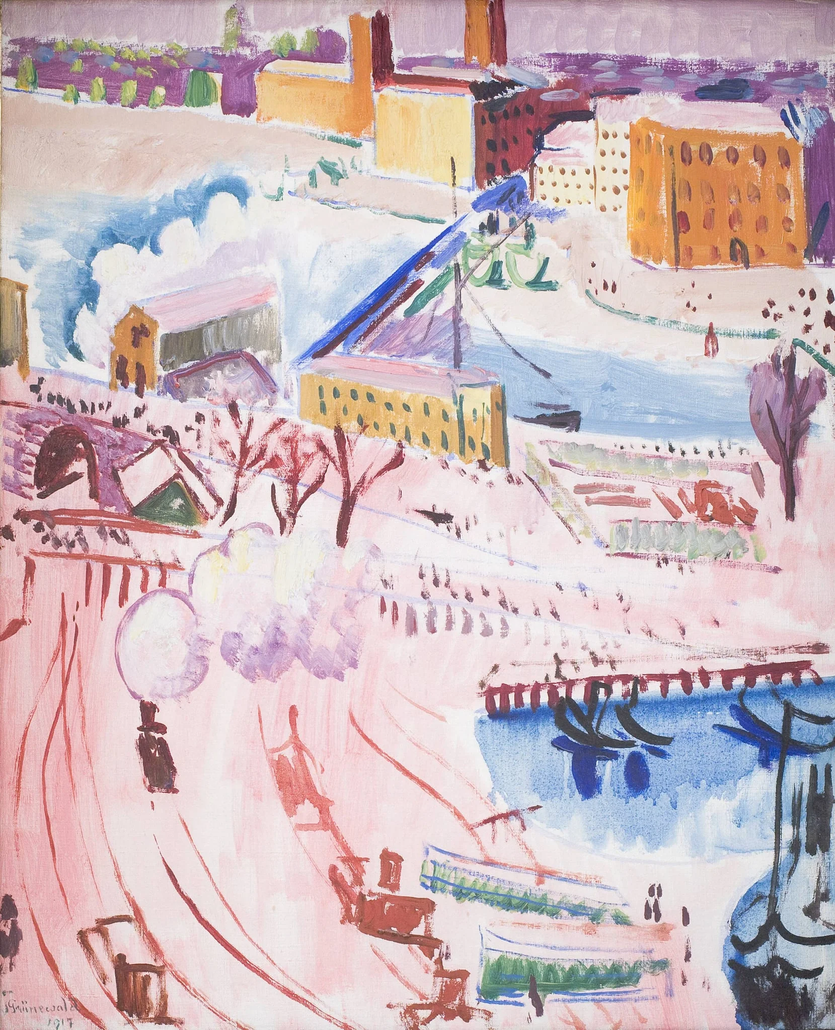 View of Stockholm, by Unknown, 1917