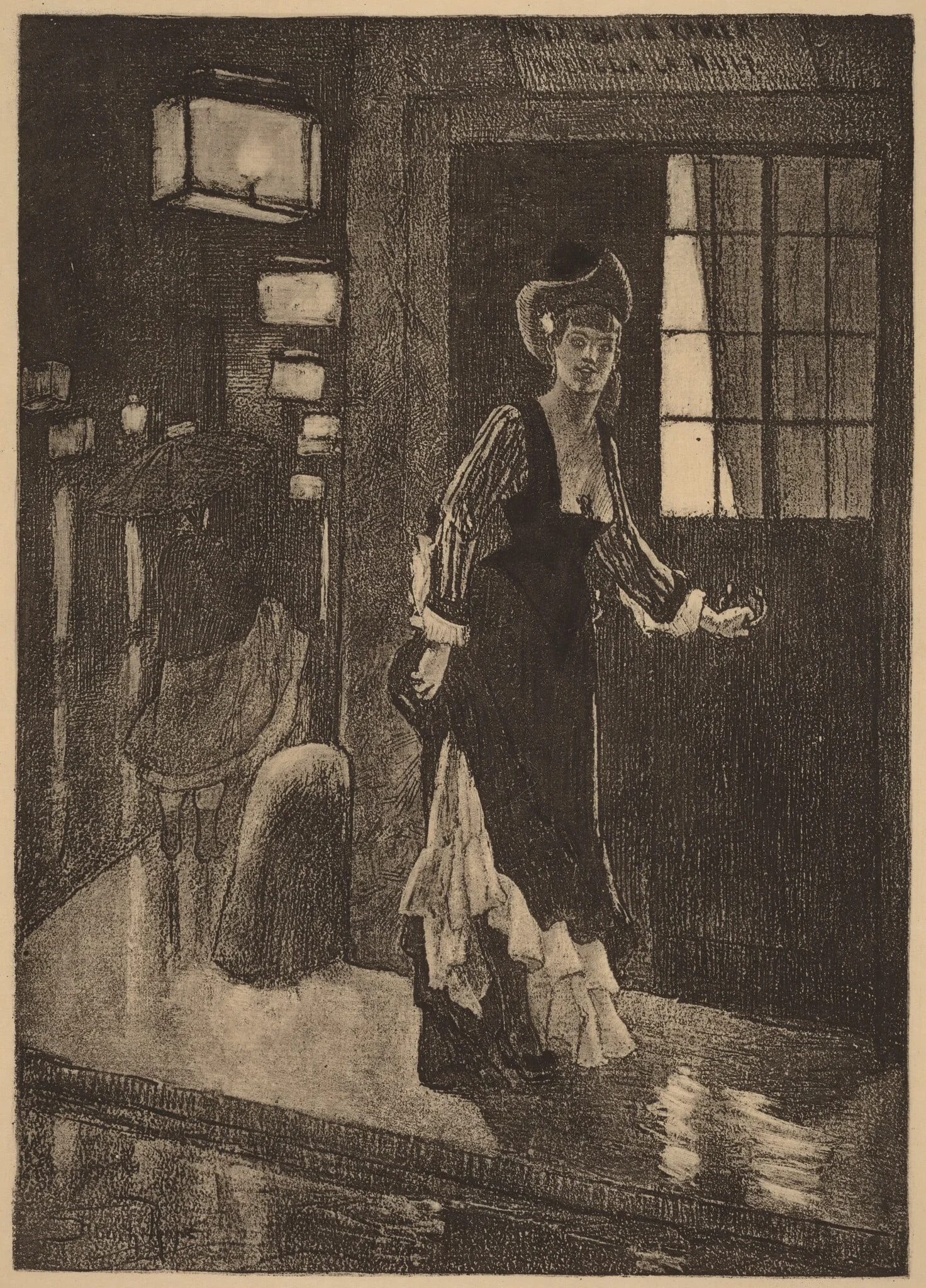 Le Rydeack, by Félicien Rops, ink, 1866