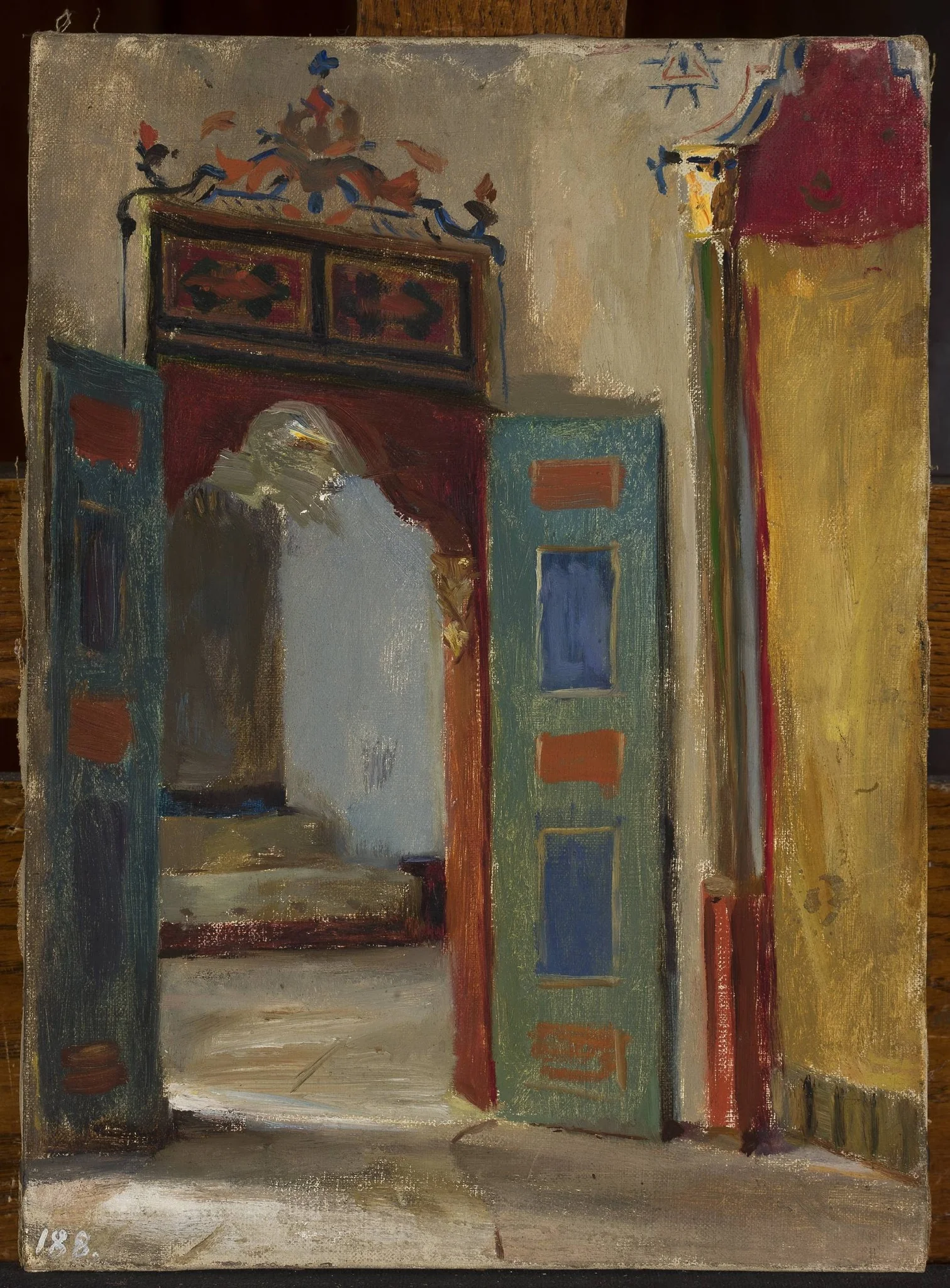 Interior of the khan’s palace in Bakhchisaray. From the journey to Crimea
