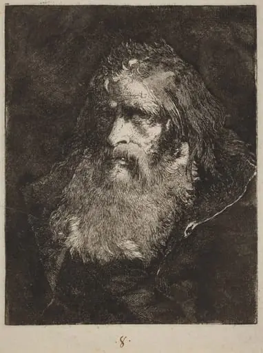 Old Man with Bare Head