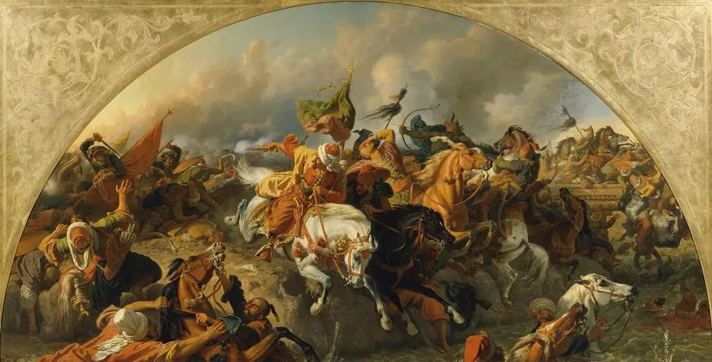 The Battle of Zenta in 1697