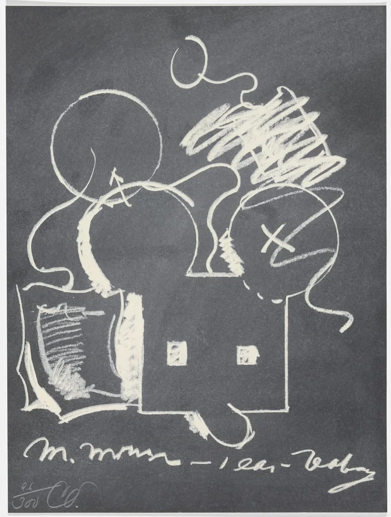 Untitled, by Claes Oldenburg, ink, 1973