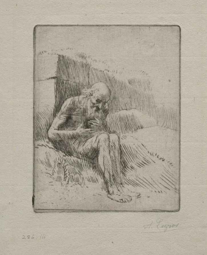 Job (Second Plate), by Alphonse Legros, 1884