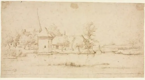 Landscape with a Moated Village
