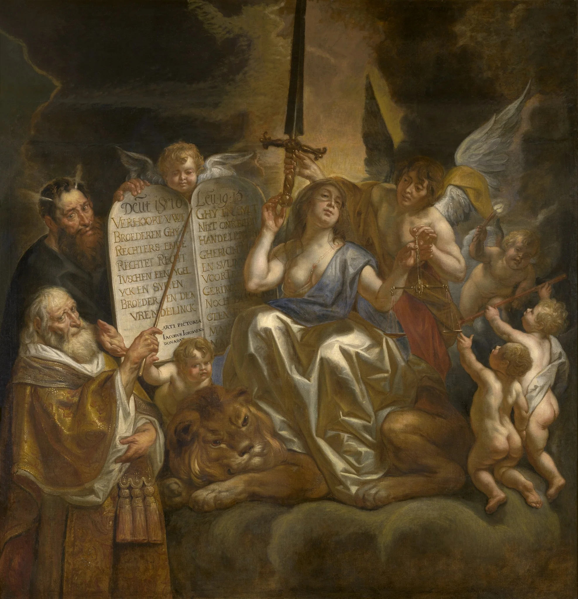 Human Law Founded on the Divine Justice