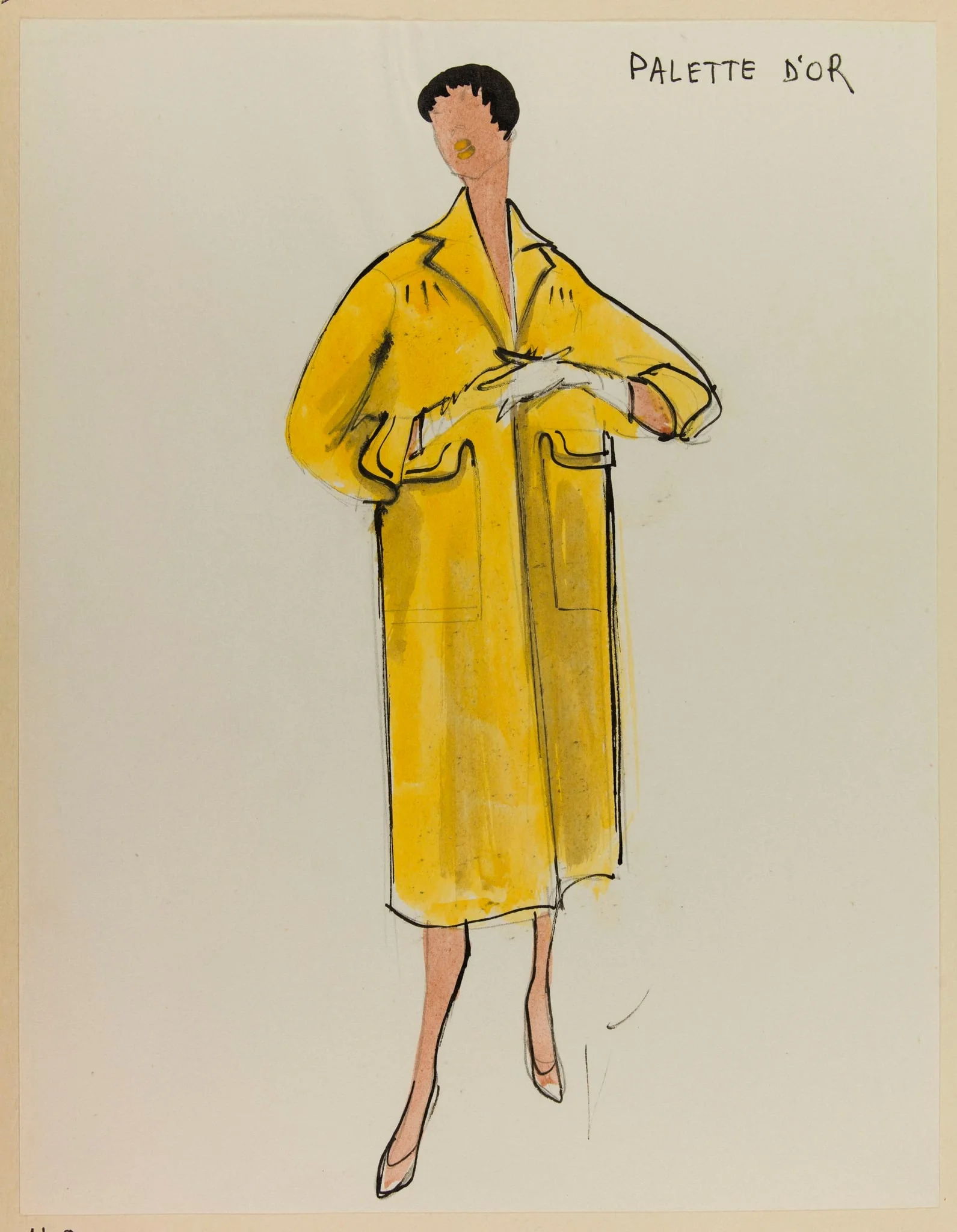Palette d'or, by Carven, 1953