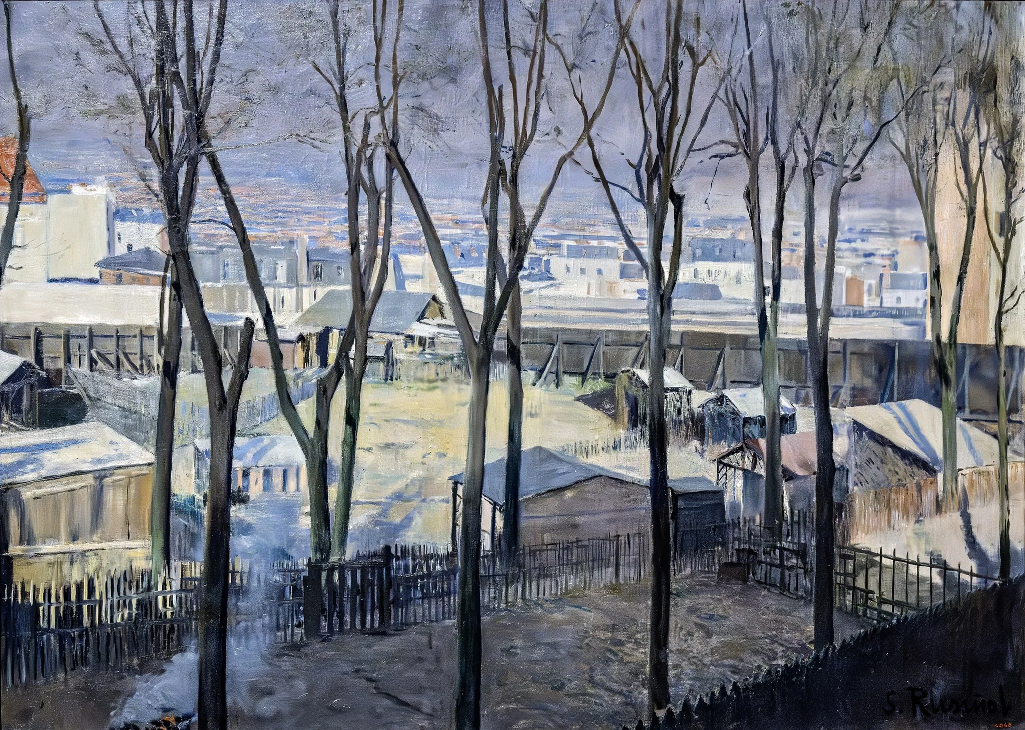 La Butte, by Santiago Rusiñol i Prats, oil, 1896