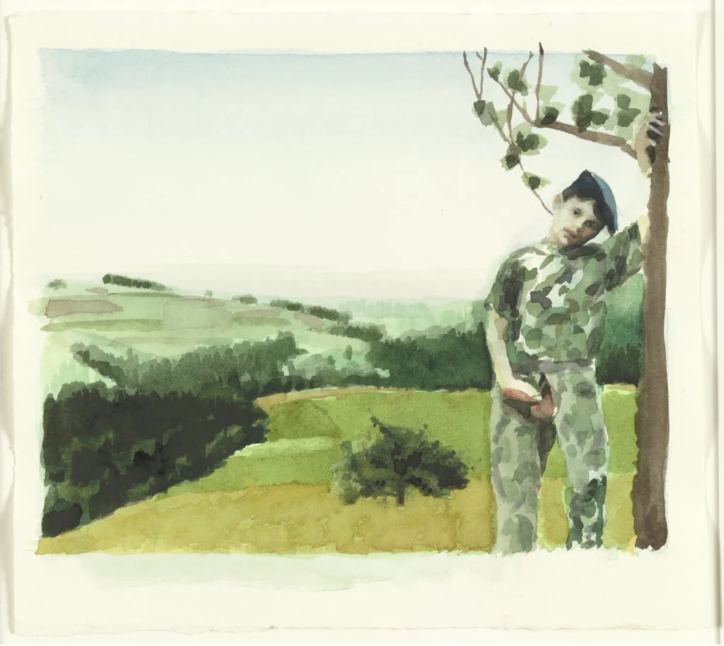 Untitled, by Daniel Sinsel, watercolor, 2001