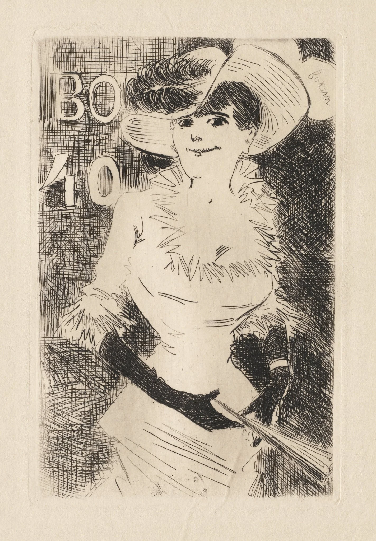 The Walker, by Jean-Louis Forain, 1883