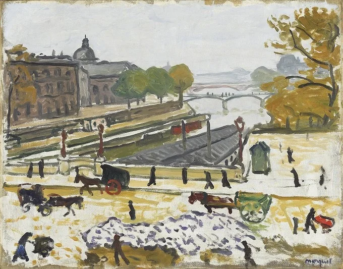 Pont-Neuf in Sunshine, by Albert Marquet, oil, 1906