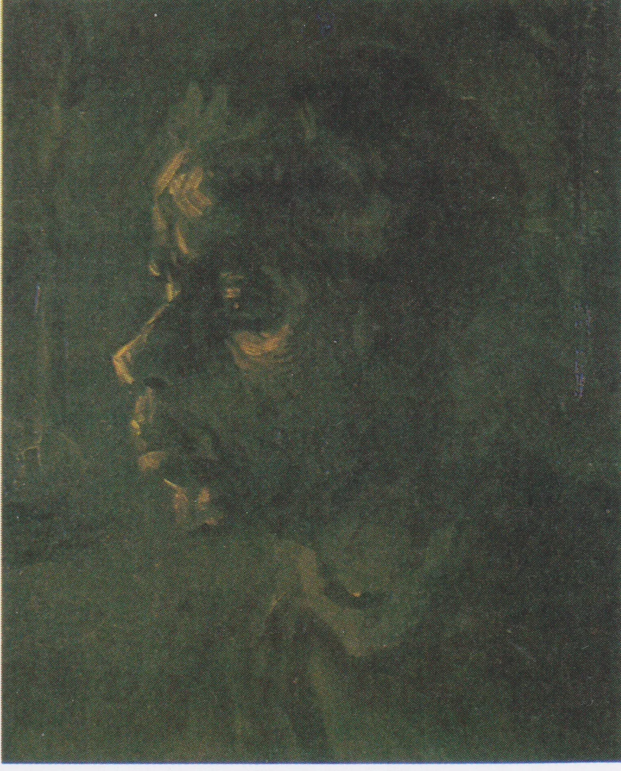 Head of a Peasant Woman, by Vincent van Gogh, oil, 1885