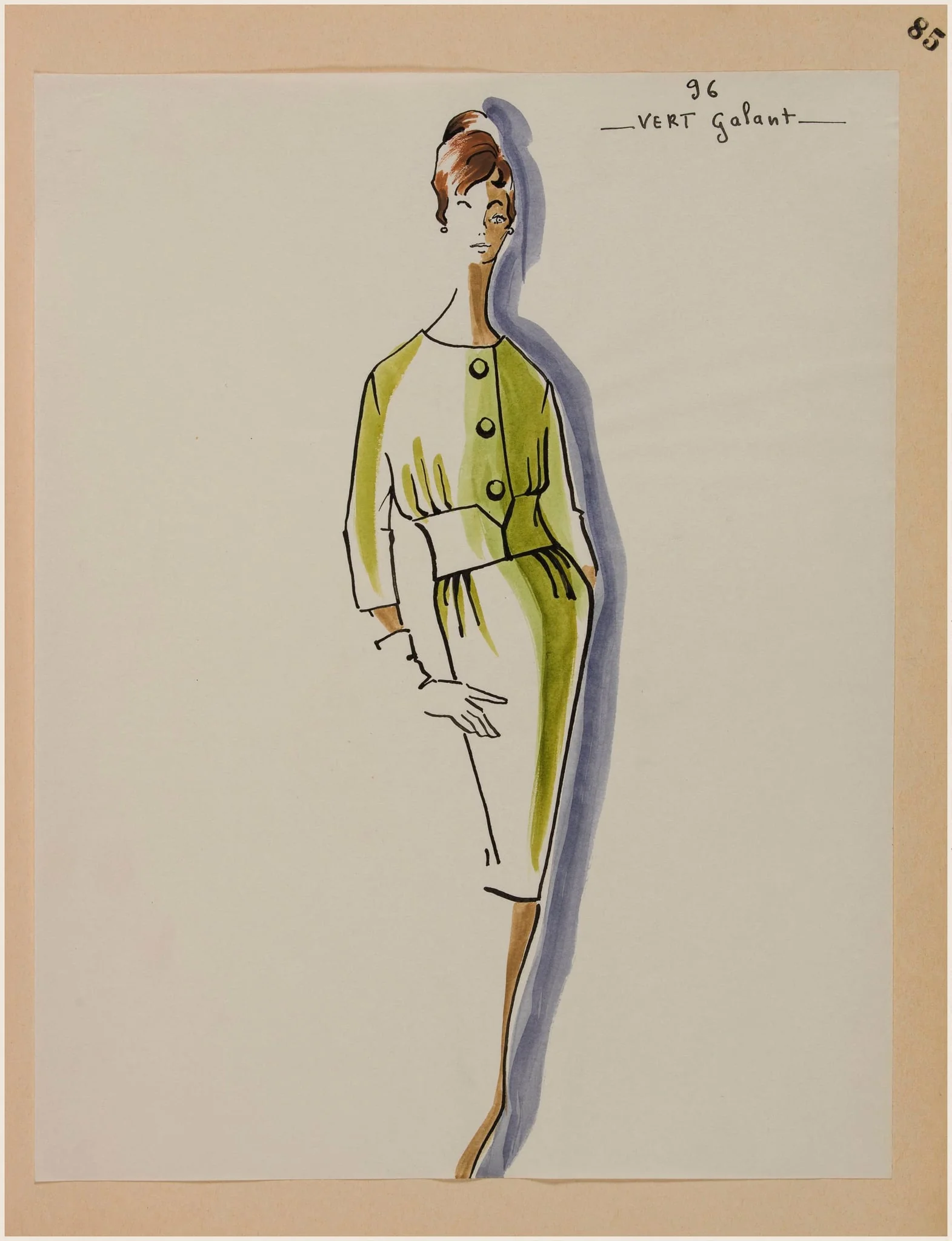 Vert galant, by Marie-Louise Carven, 1958