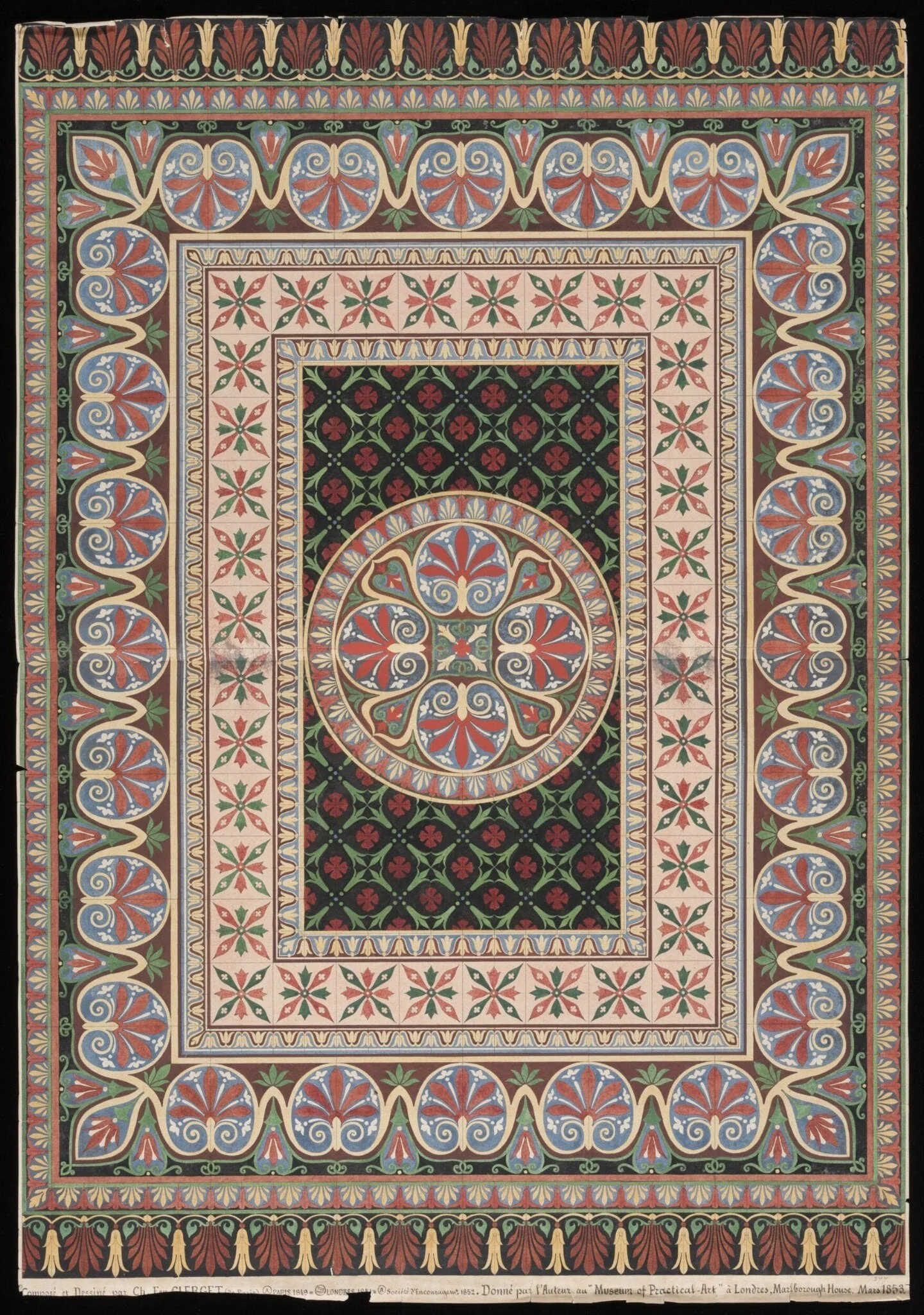 Untitled, by Charles Ernest Clerget, watercolor, 1853