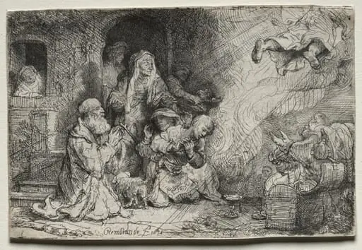 The Angel Departing from the Family of Tobit