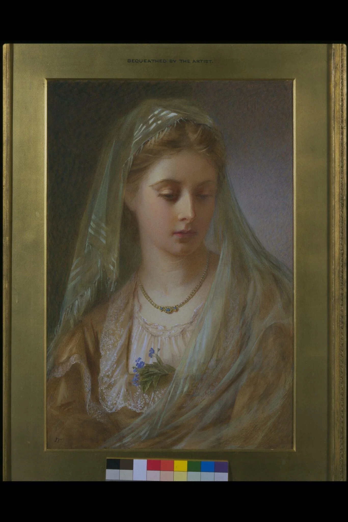 In Doubt, by Emily Farmer, watercolor, 1850