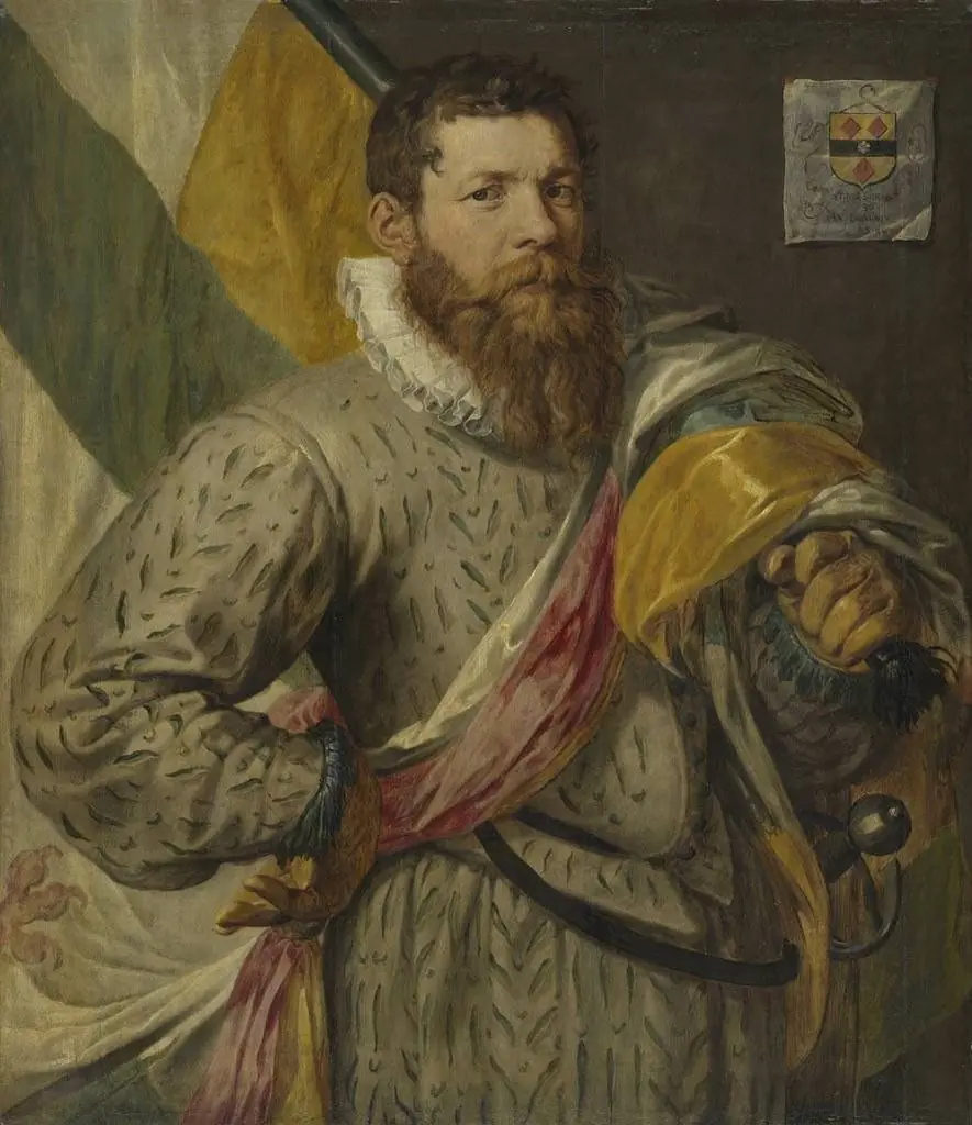 Portrait of Hendrick Jansz. Spijcker, called De Veer, as Flag Bearer