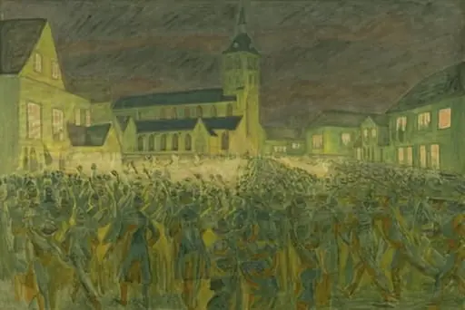 Fakkeltoget 1867 for H.C. Andersen i Odense