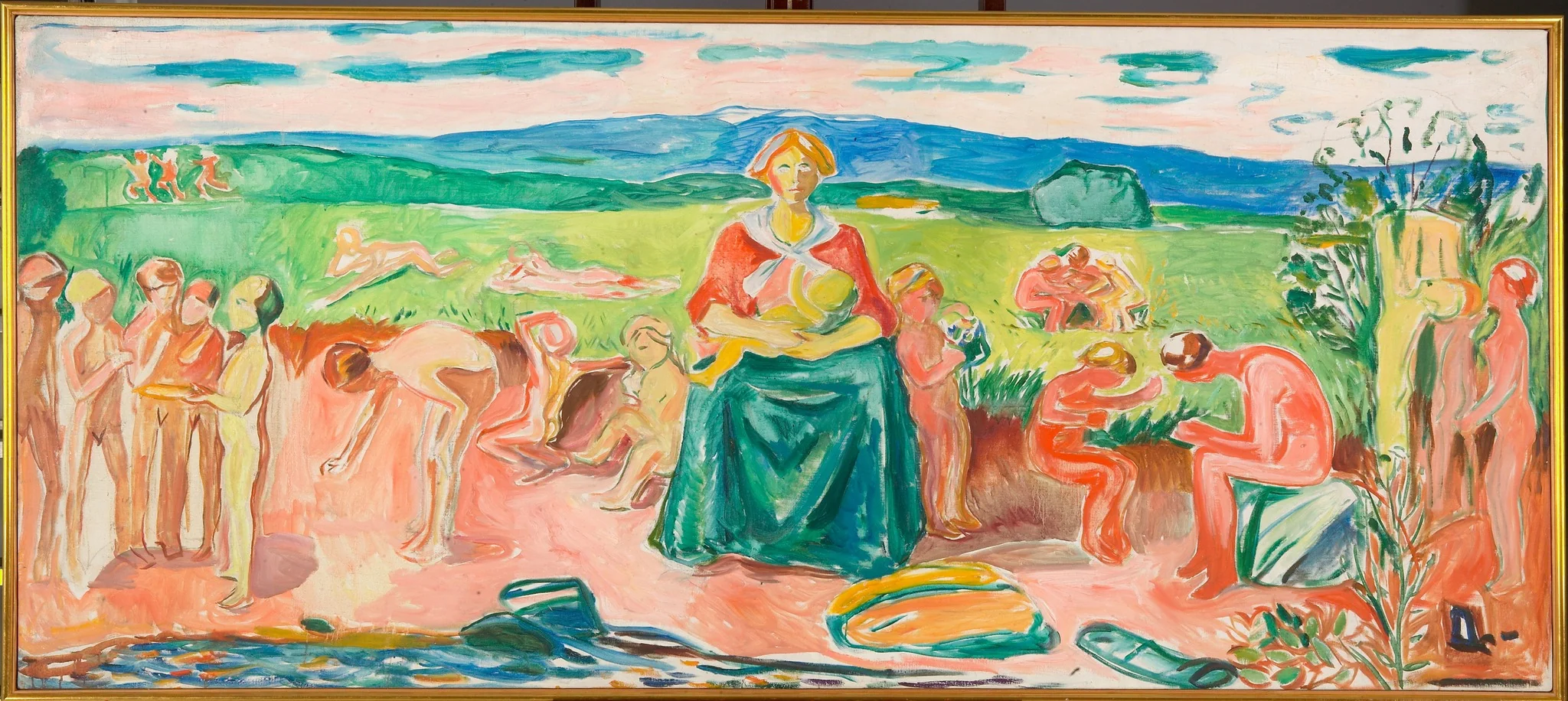 Alma Mater, by Edvard Munch, oil, 1940