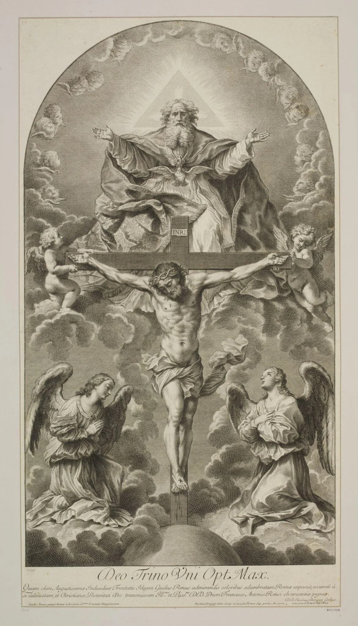 The Trinity, by Nicholas Dorigny, 1750