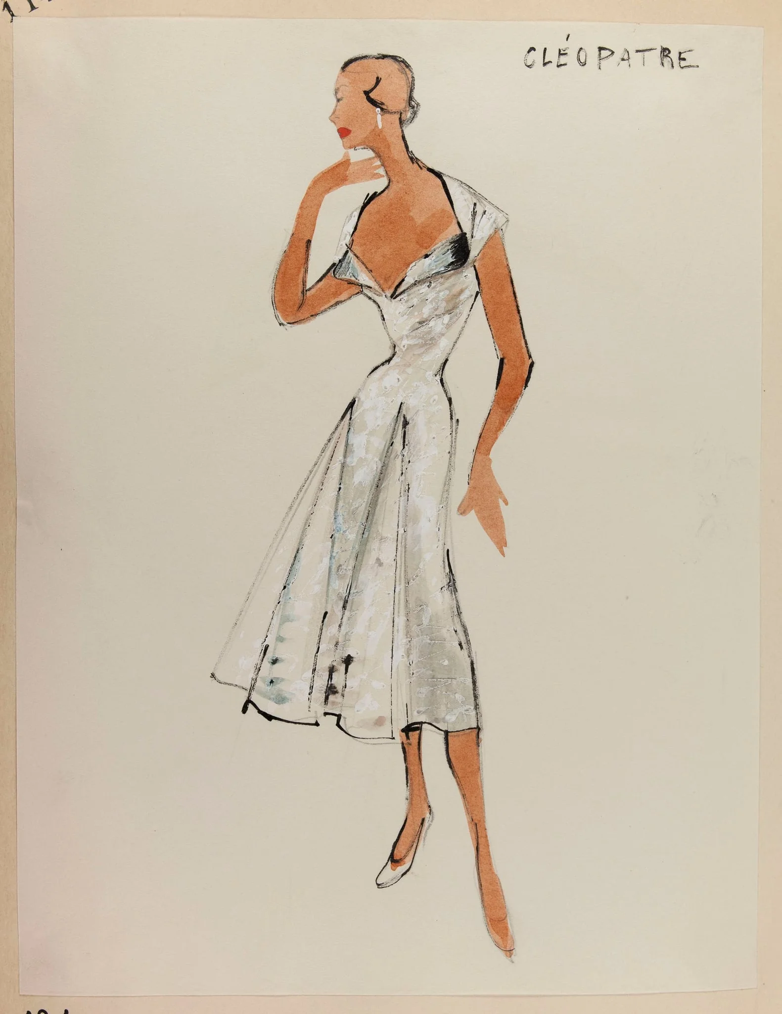Cléopâtre, by Marie-Louise Carven, 1952