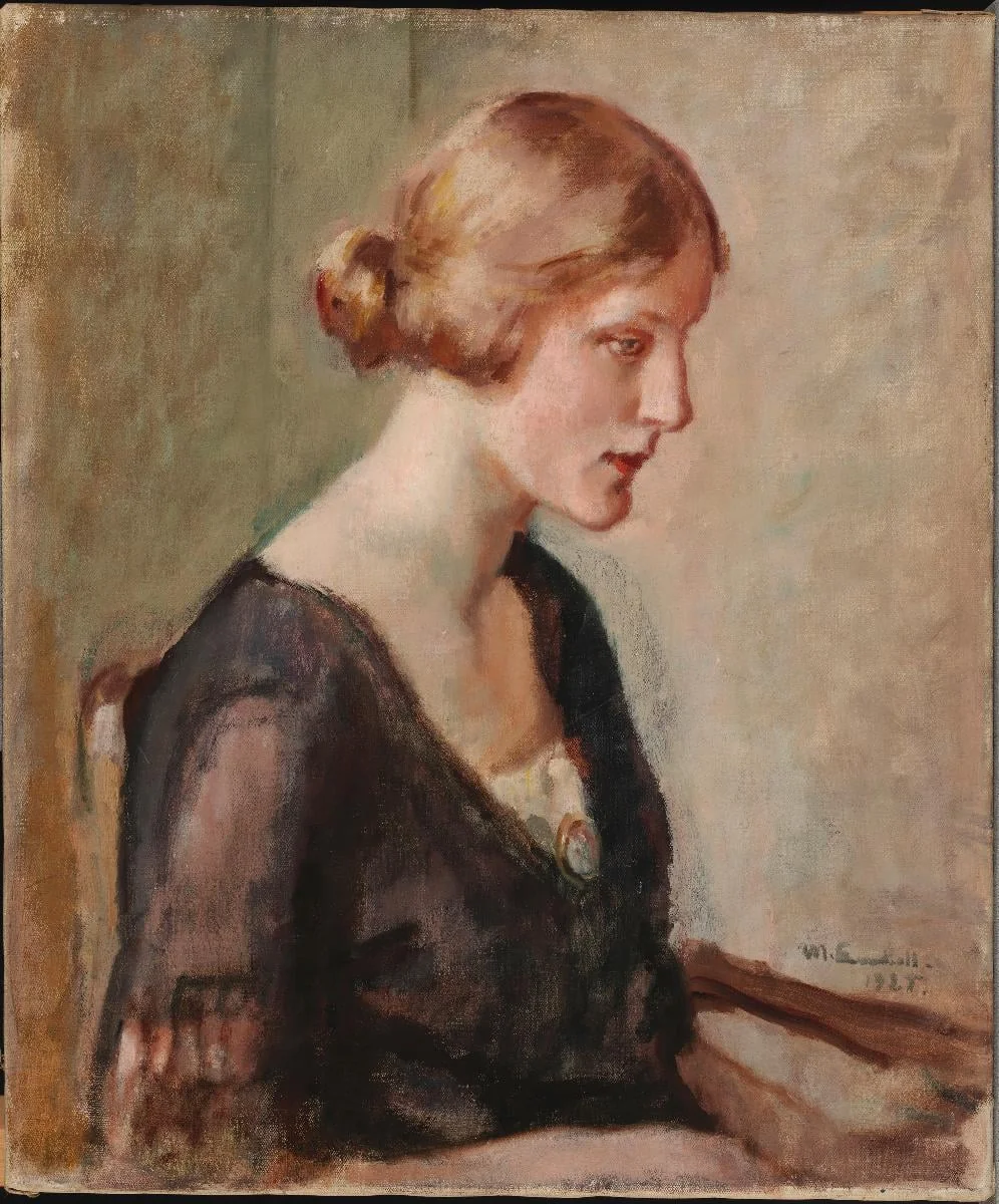 Neiti Barbara Lagerborgin muotokuva, by Magnus Enckell, unspecified