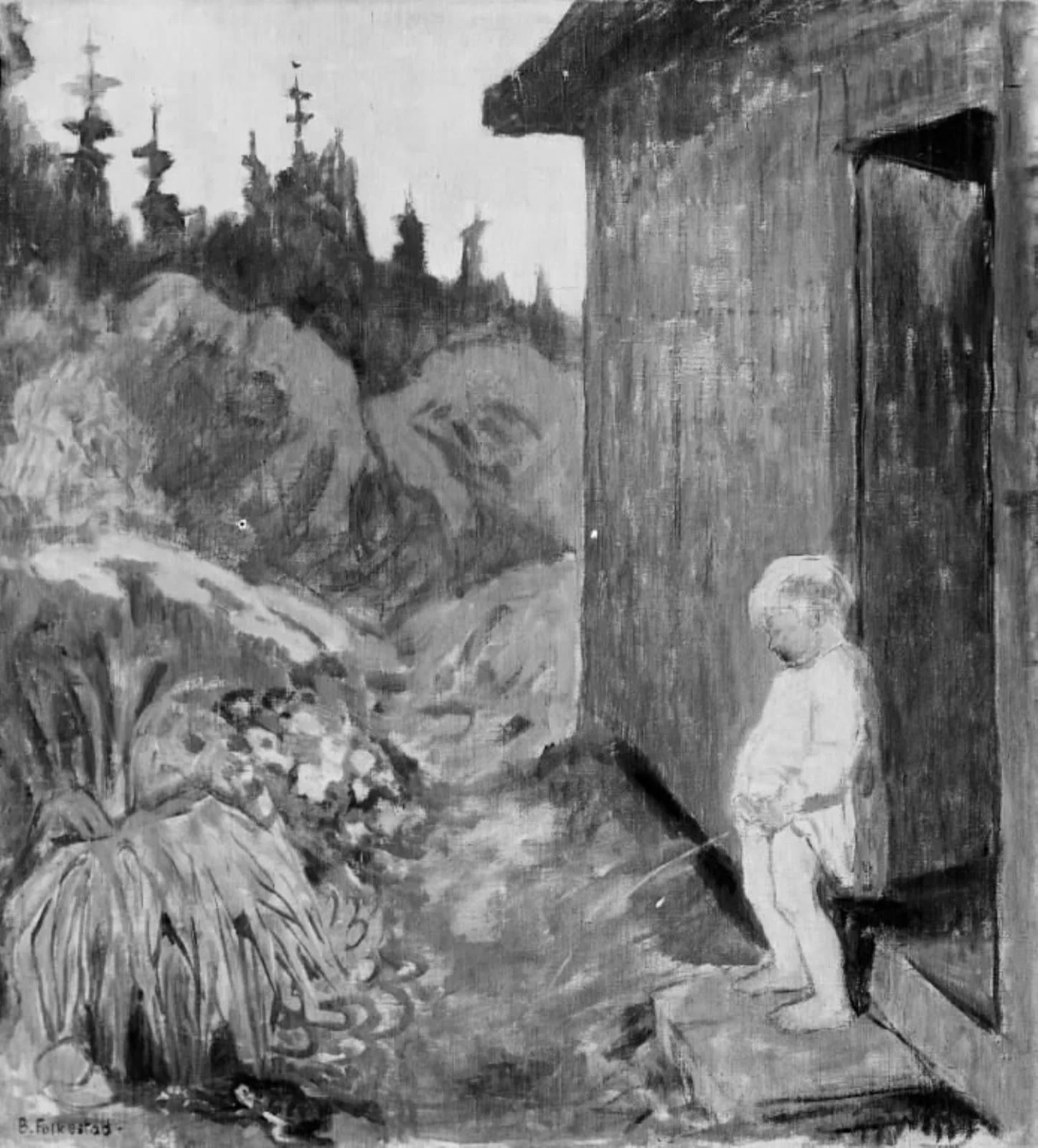 Summer Night, by Unknown, 1908