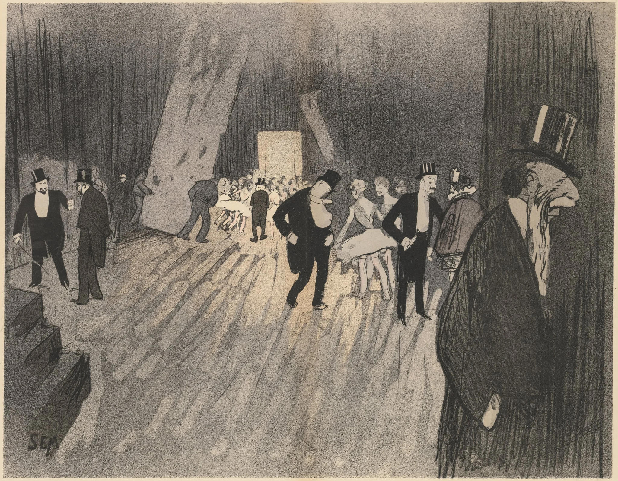 Backstage of the Ballet