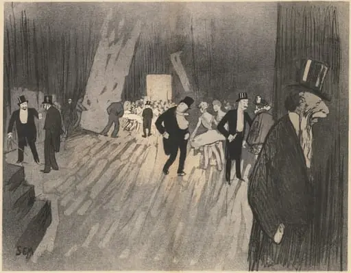 Backstage of the Ballet