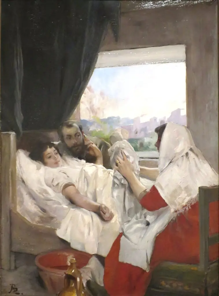 The First Morning (Albert and Charlotte Dubray Besnard and their Son, Robert)