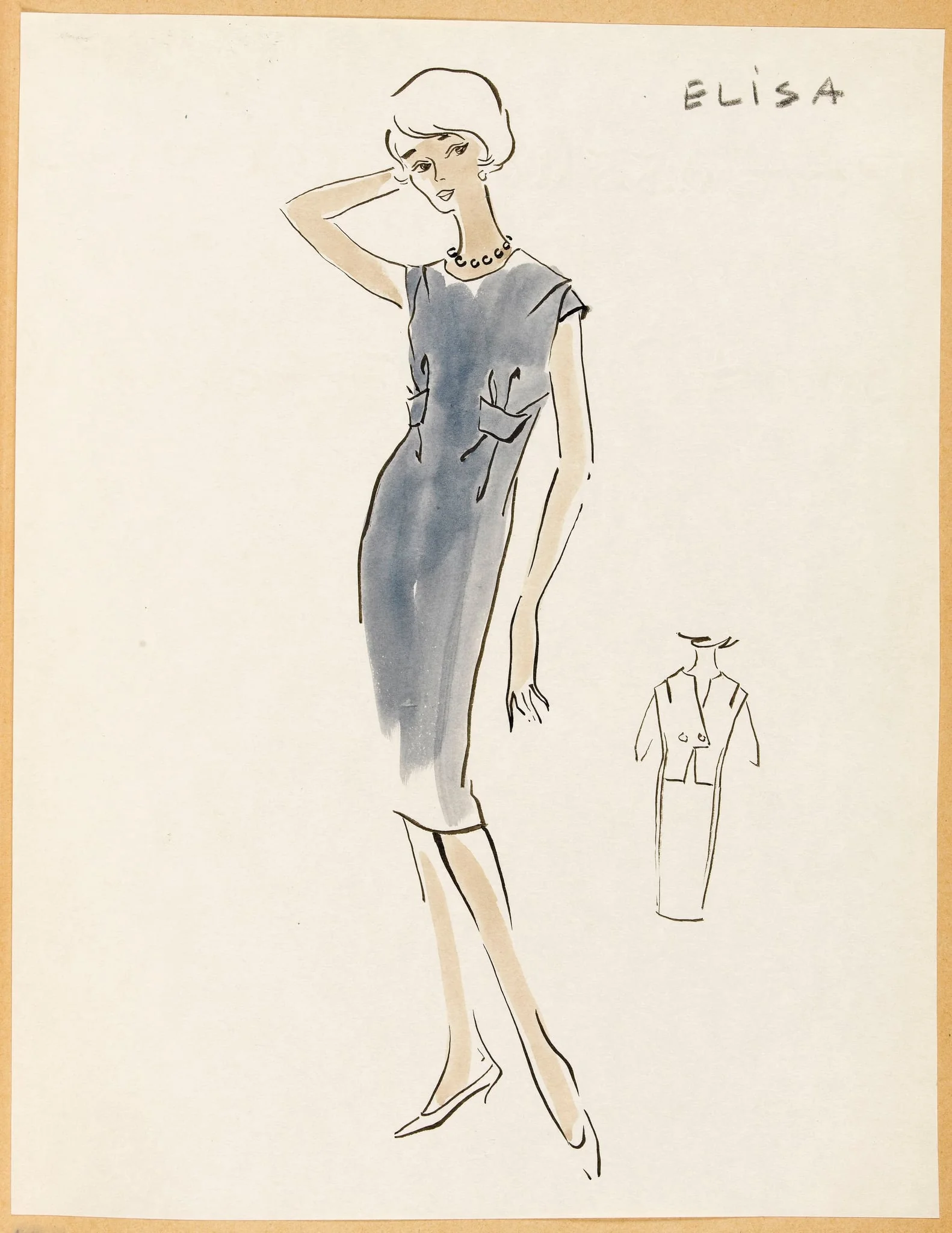 Elisa, by Marie-Louise Carven, 1957