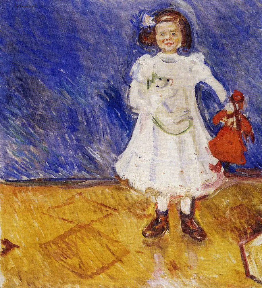 Edmute Esche with Doll