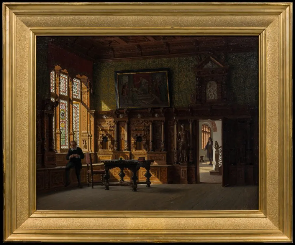 The City Hall in Lübeck. Interior