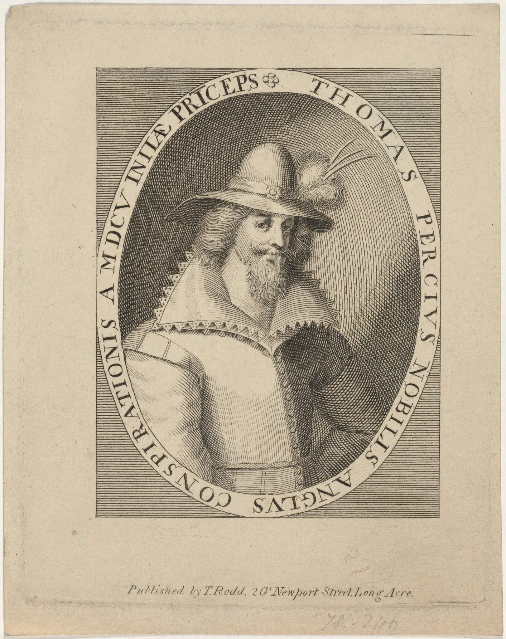 Thomas Percy, by Unknown 19th Century, 1850