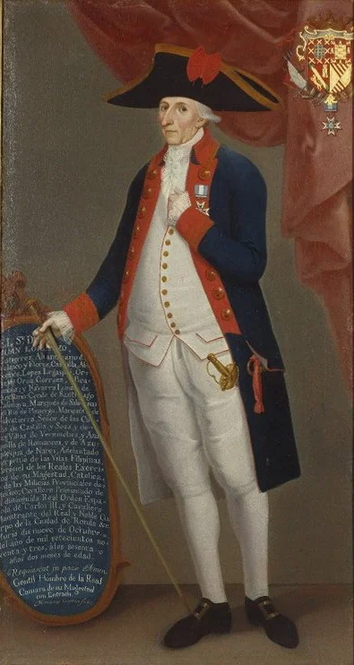 Don Juan Lorenzo Gutiérrez Altamirano de Velasco y Flores, by Mariano Guerrero, oil, 1796