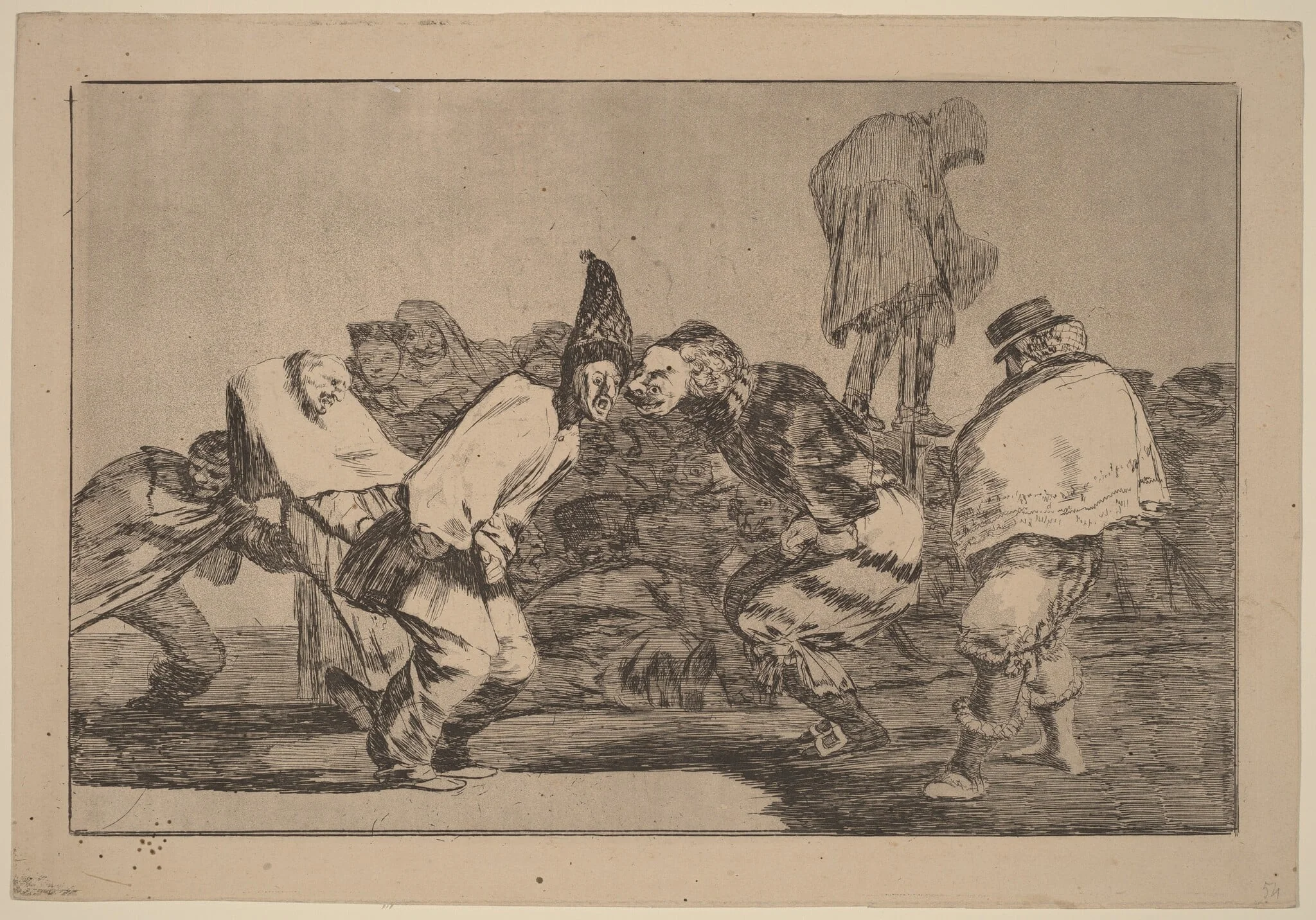 Disparate de Carnabal (Carnival Folly), by Francisco Goya, ink, 1816