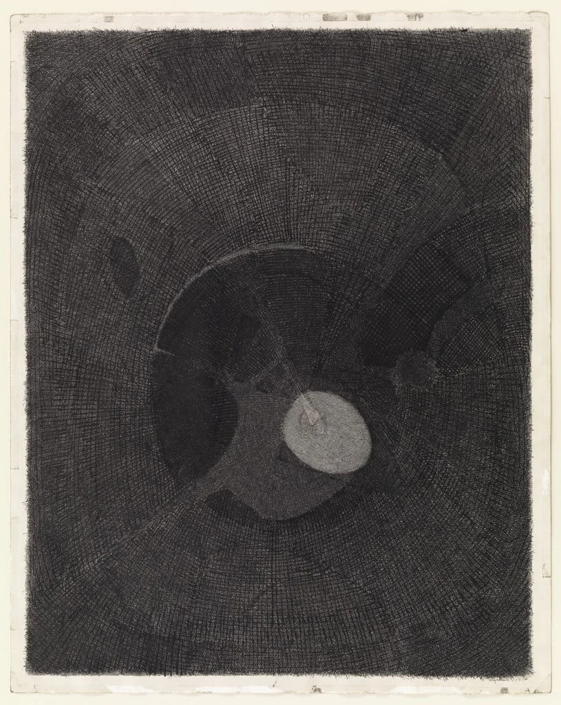 Untitled, by Rodolfo Abularach, ink, 1960