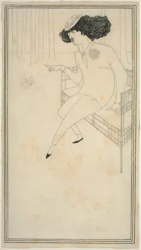Caricature of J.M. Whistler
