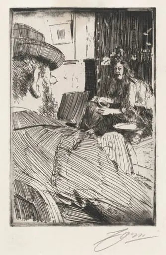 Albert Besnard and His Model