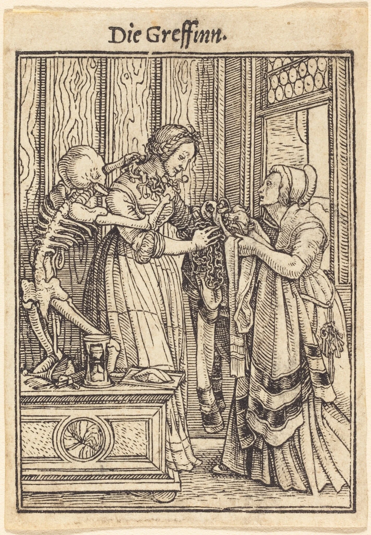 Die Greffinn (The Countess), by Hans Lützelburger, ink, 1526