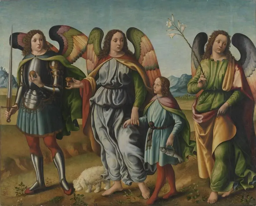 The three archangels with the little Tobias