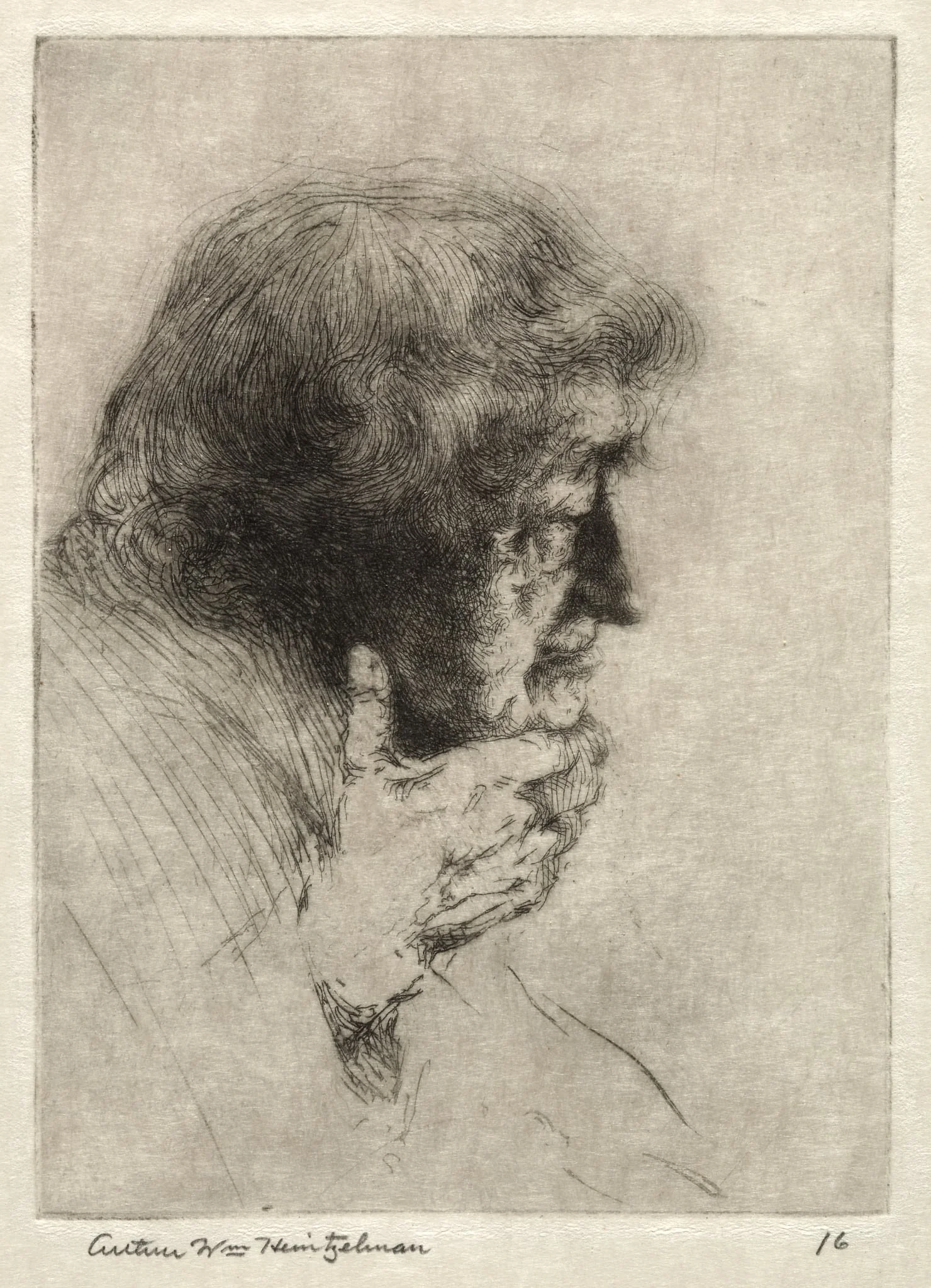 Old Man Thinking